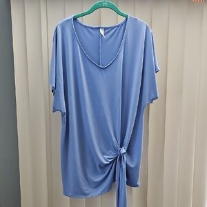Elegant Blue Women's Top